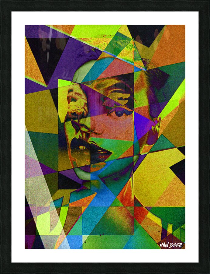 Multiple Faces Picture Frame print