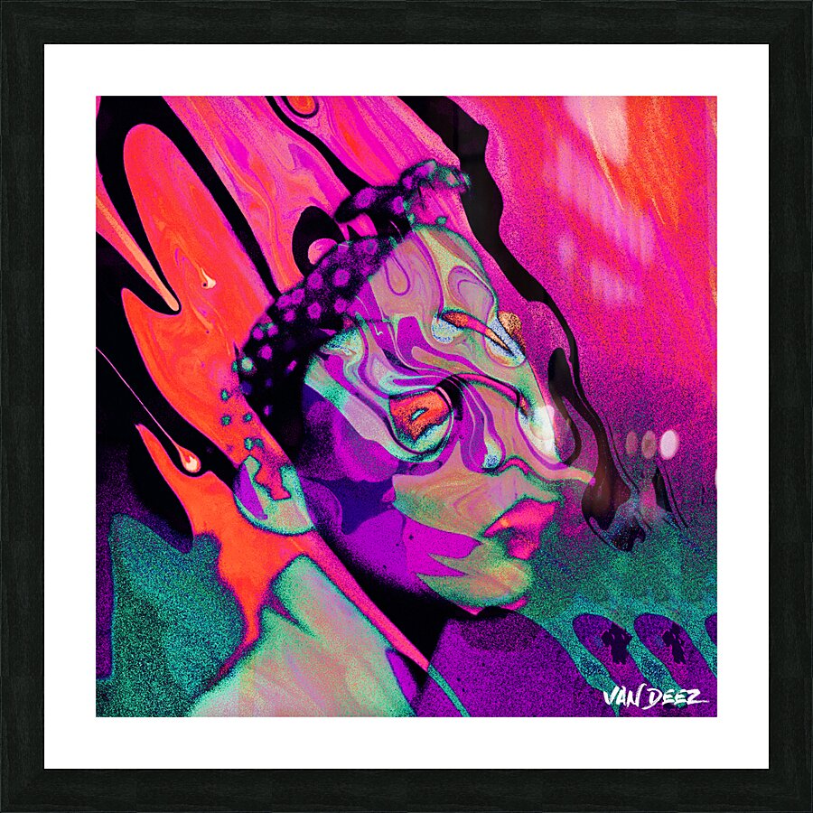 Van Dam Magera Mask Picture Frame print