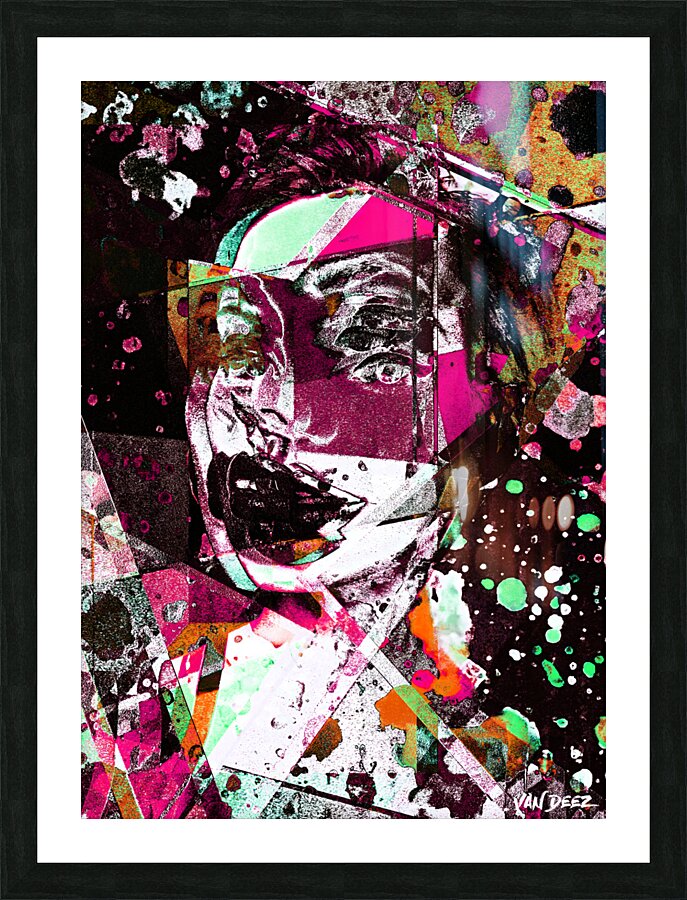 Multiple Faces Picture Frame print