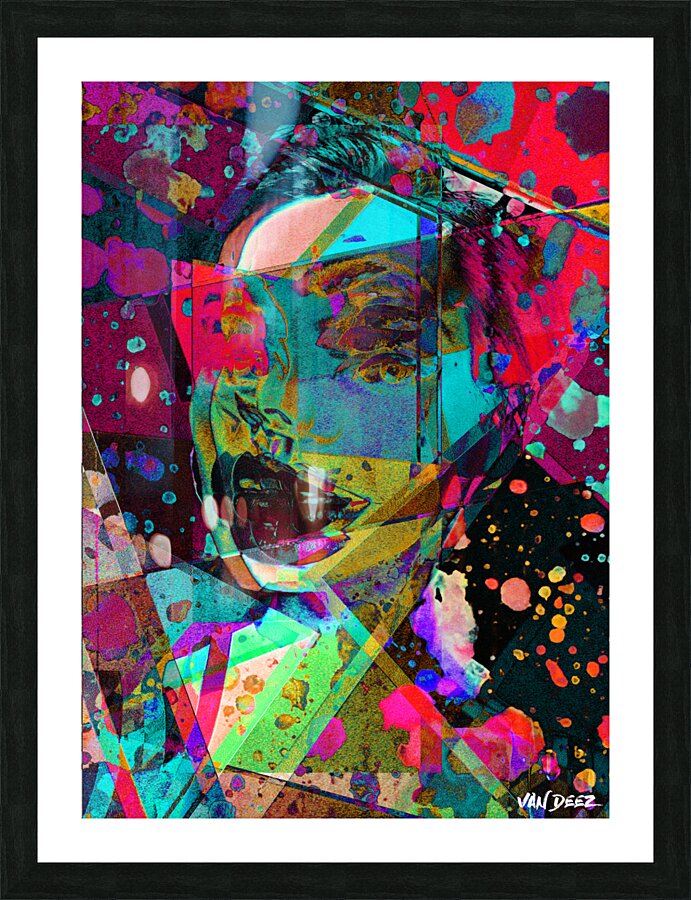 Multiple Faces Picture Frame print
