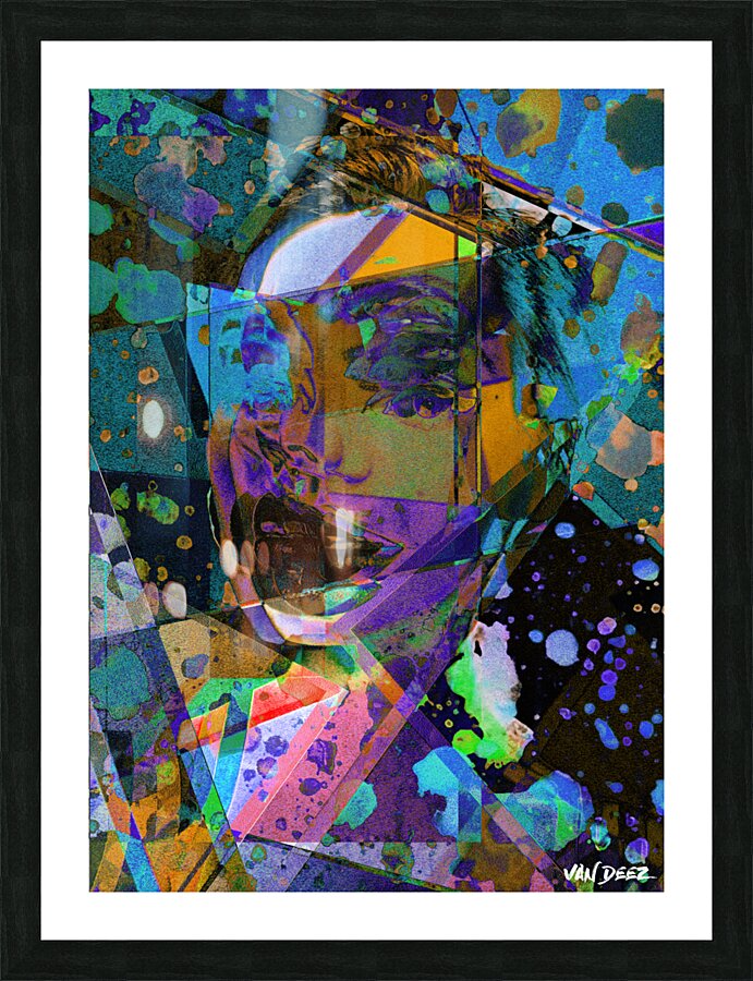 Multiple Faces Picture Frame print