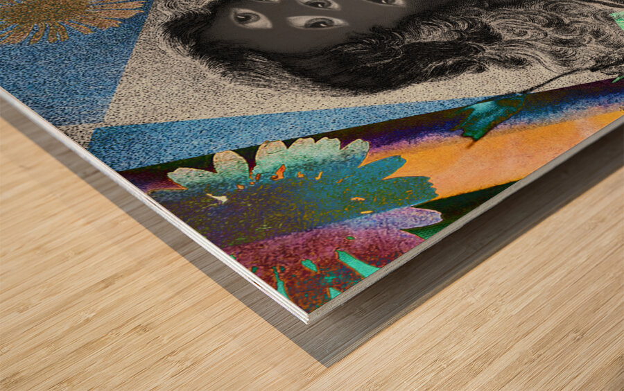 Left Unseen Wood print