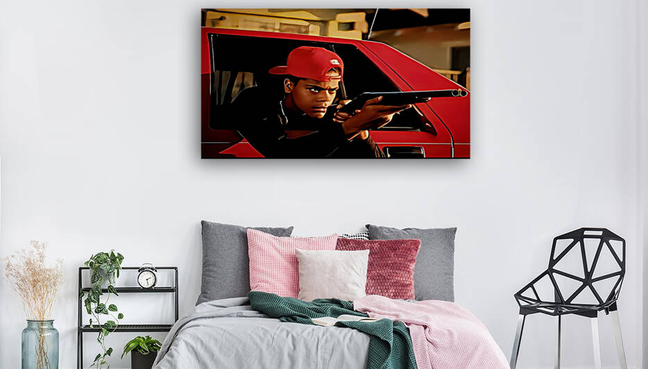 Devil In Red Boyz N The Hood by Brandon McGlothen