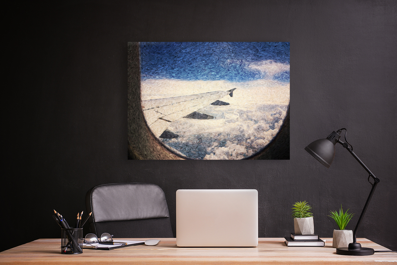 flying over the clouds Reproduction