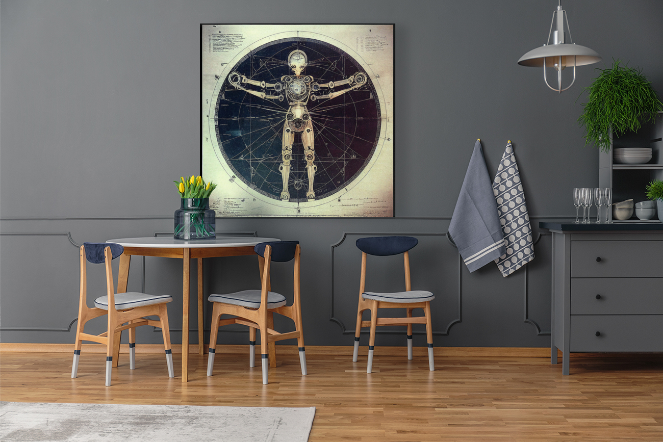 Vitruvian Robot Reproduction