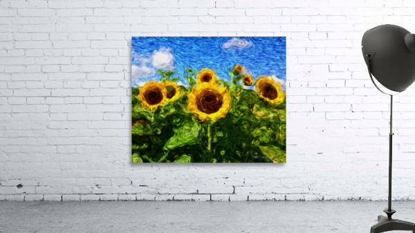 Sunflowers Wall Preview