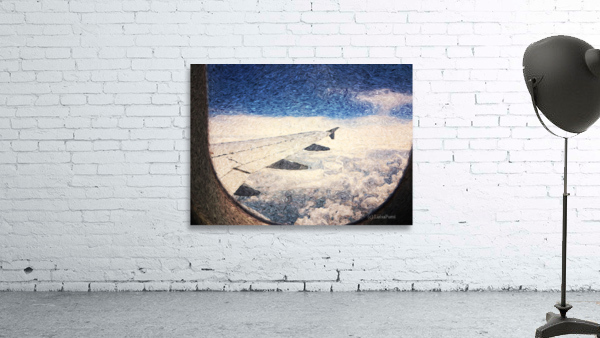 flying over the clouds Wall Preview