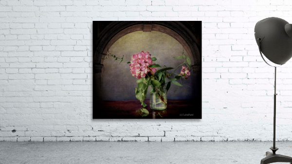 Hydrangea in glass Wall Preview