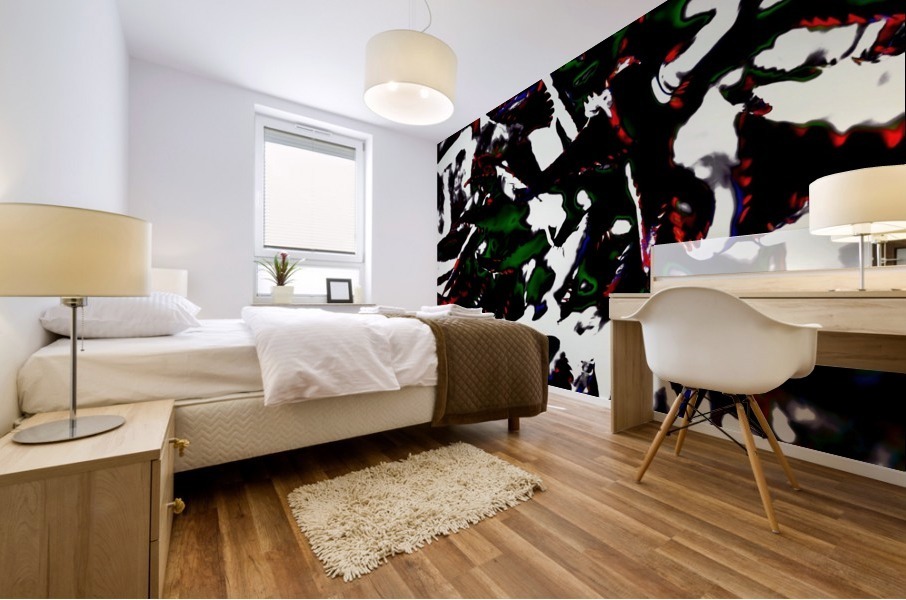 Greed Mural print