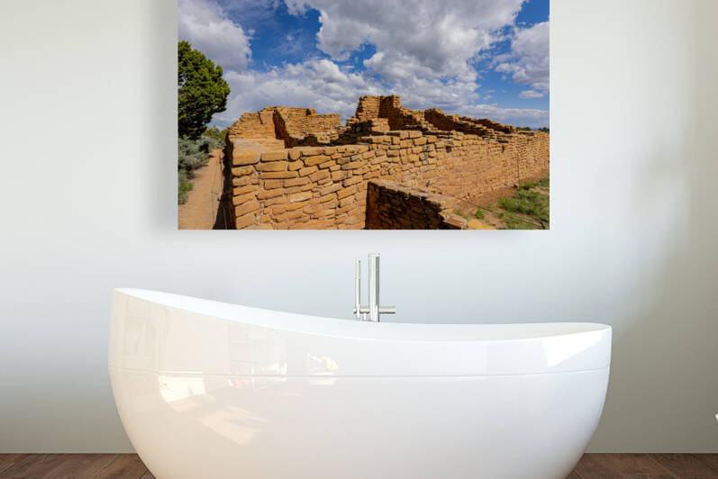 Sunny view of the historical Coyote Village in Mesa Verde Nation by Kit Leong