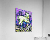 wild white dig oil Acrylic Print