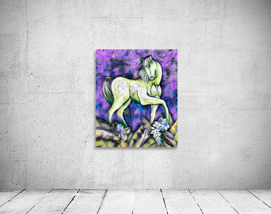 wild white dig oil Wall Preview