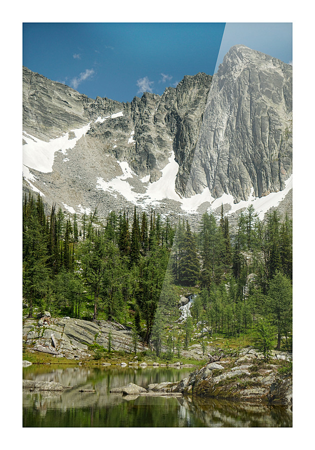 Monica Meadows Peaks Picture Frame print