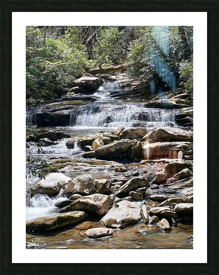Waterfall Picture Frame print