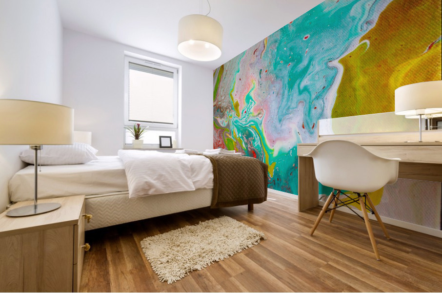 unTeal Mural print