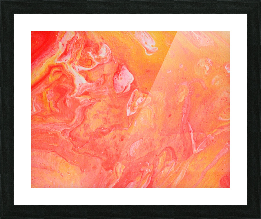 Peachy Picture Frame print