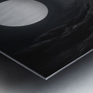 Black night  wall art Metal print