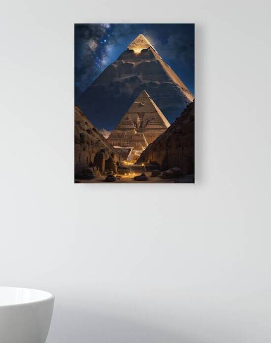 The beauty of the Egyptian pyramids and the elegance of history in one image by Mohamed mohey eldin khalil