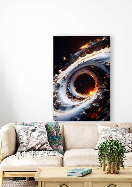 Default Create an image depicting a collision bet wall art by Mohamed mohey eldin khalil