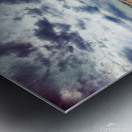 A walk on the beach Metal print