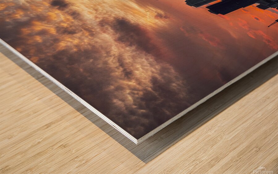 Windy City Wood print