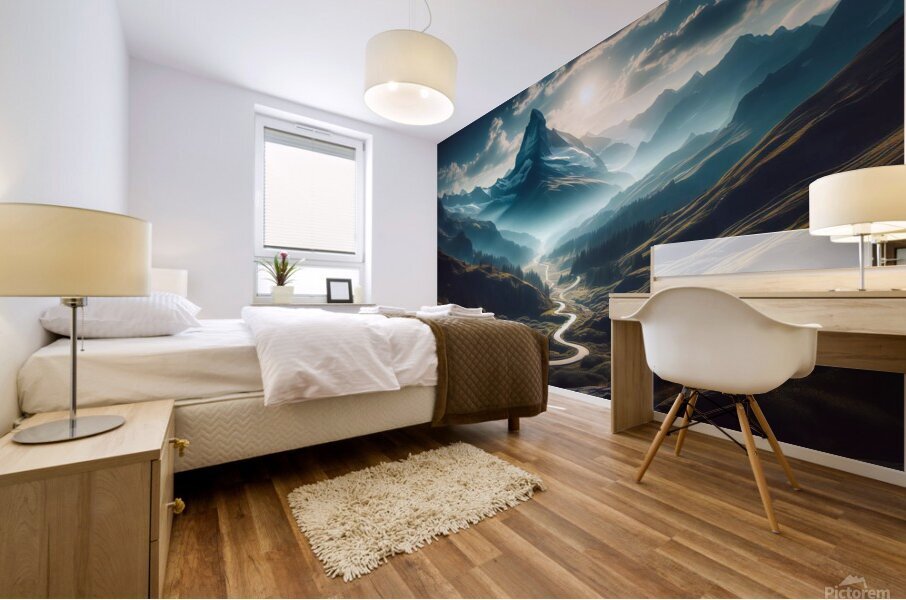 Adventure Awaits Mural print