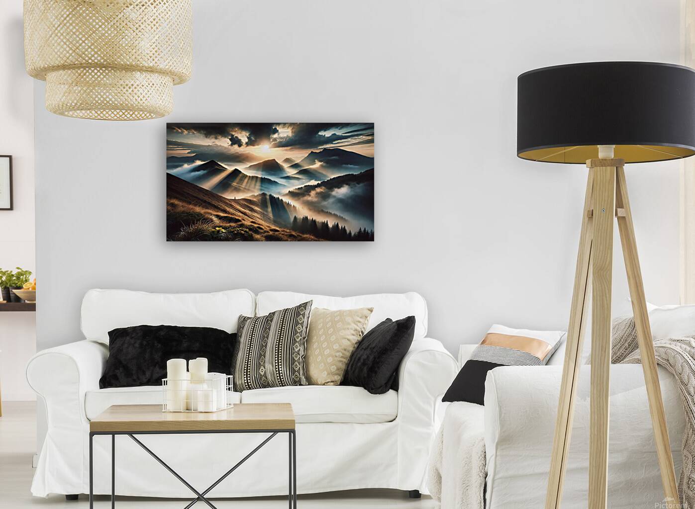 Mystical Mountains Reproduction