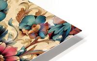 Retro Floral Patterns HD Metal print