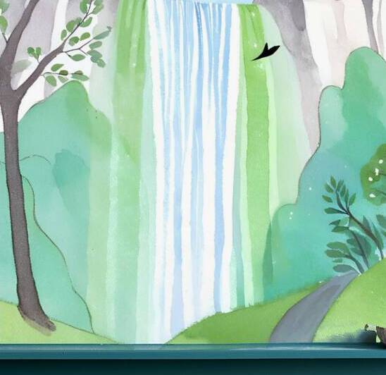 waterfall cascading by SAID BEN BOUNA