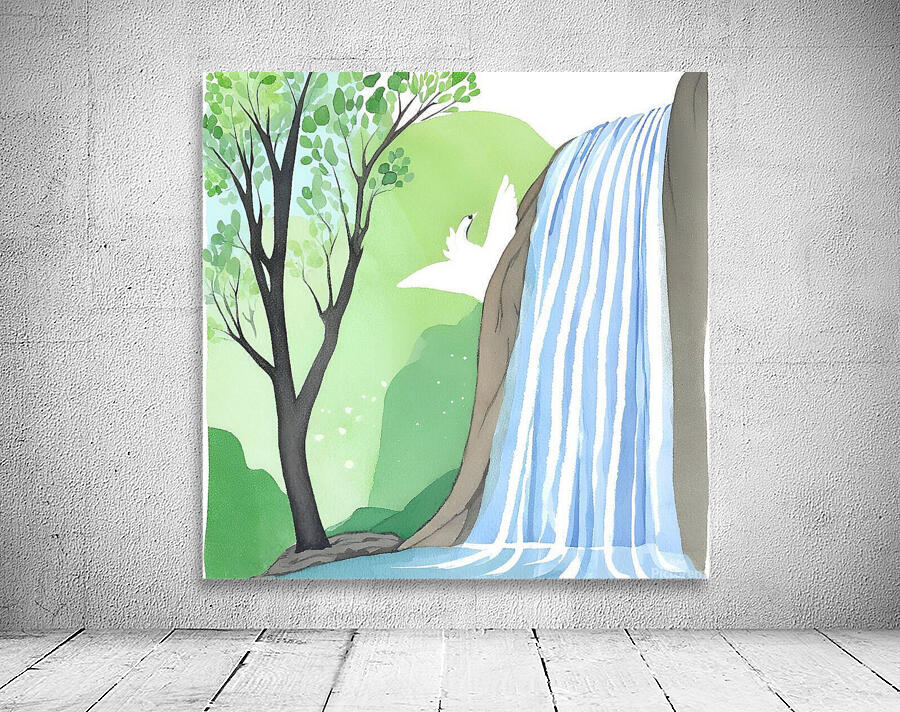 waterfall Wall Preview