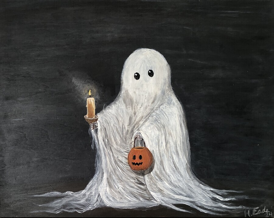 The Little Ghost by Halie Eads Wall Art