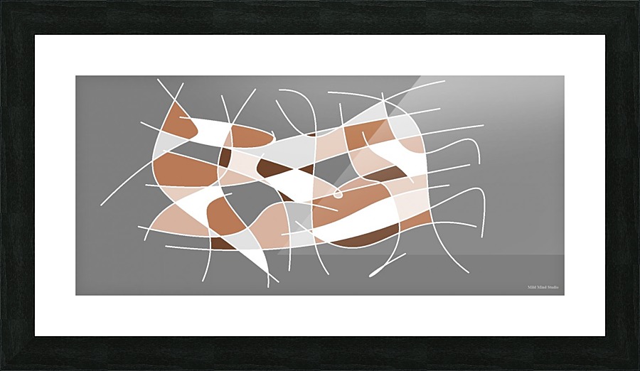 Leather Picture Frame print