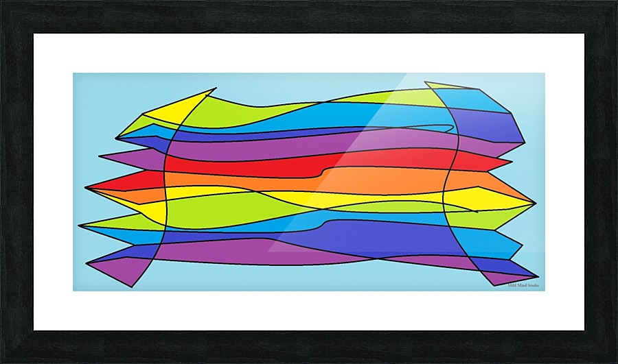 Waves Picture Frame print
