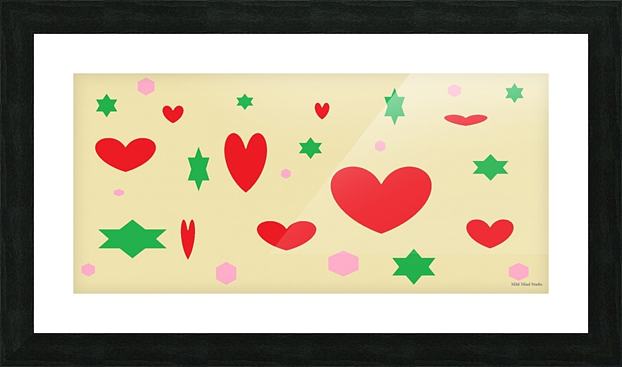 In love Picture Frame print