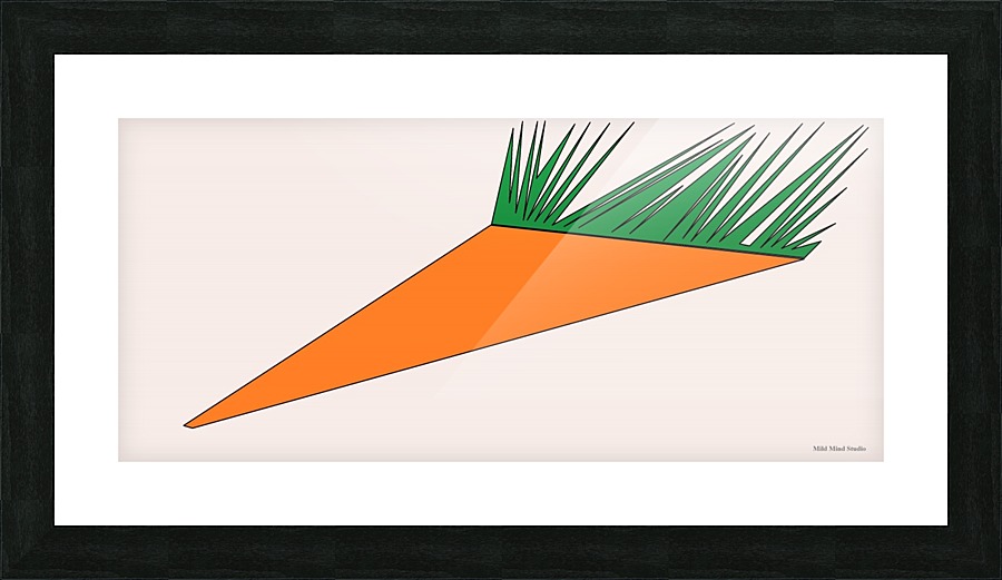 Carrot Picture Frame print