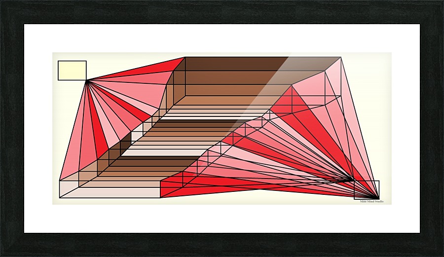 Staircase Picture Frame print