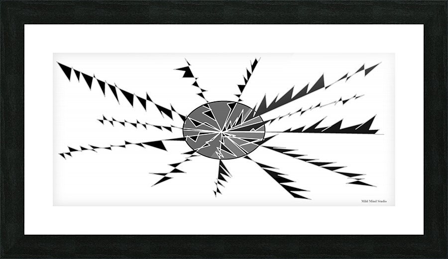 Lightning Picture Frame print