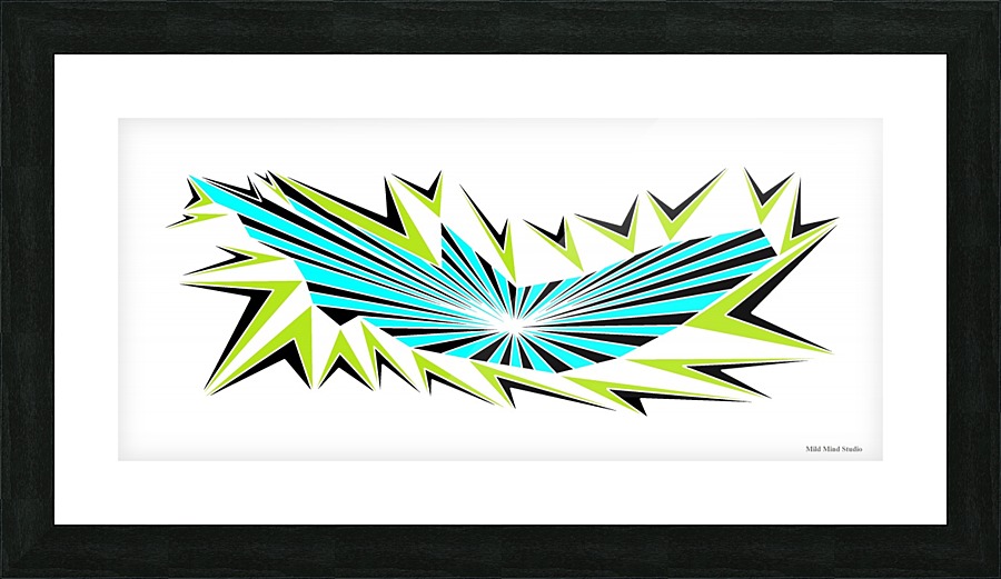 The dragon star Picture Frame print