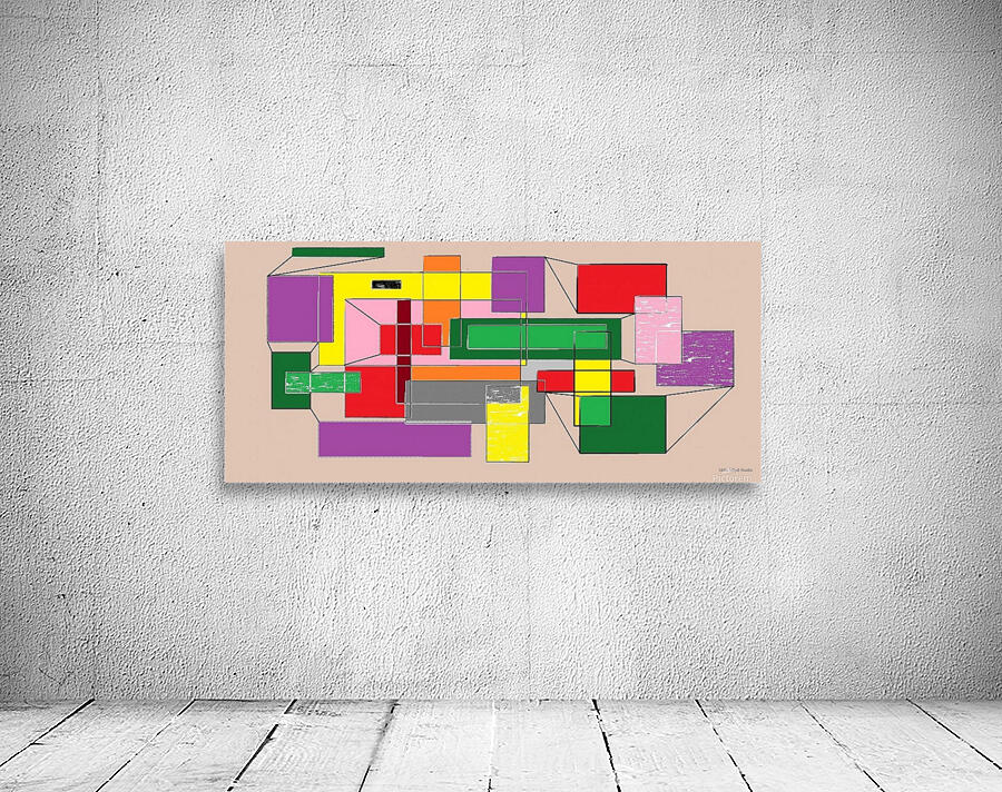 Color blocks Wall Preview