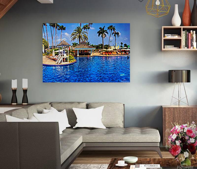 Luxurious Resort Oasis Reproduction