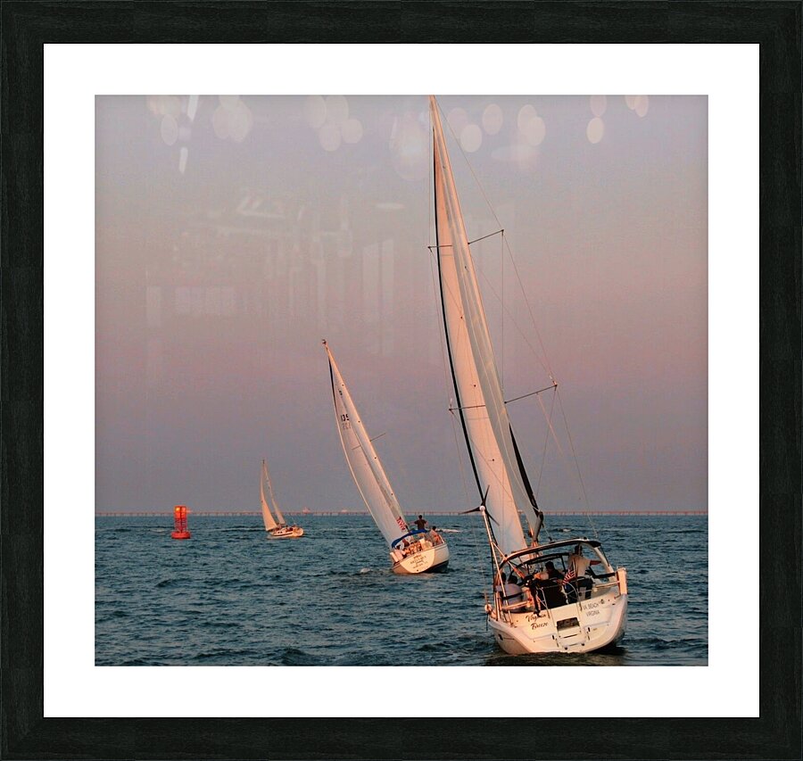 Buoy Chase Picture Frame print