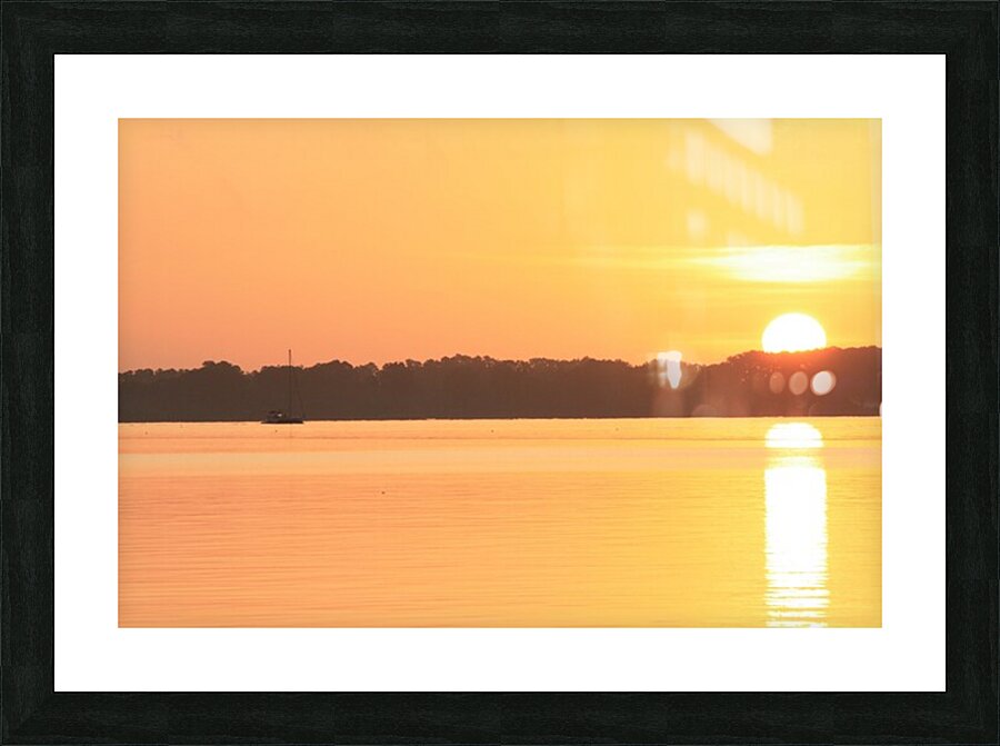 SailboatAtSunset Picture Frame print