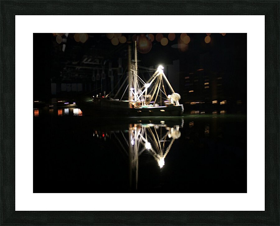 Night Ship Picture Frame print