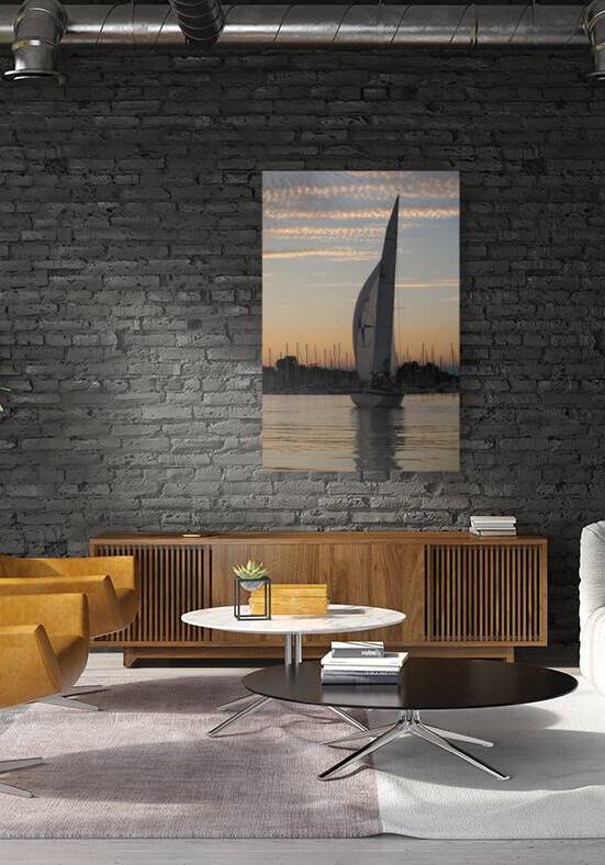 Sailing at dusk Reproduction