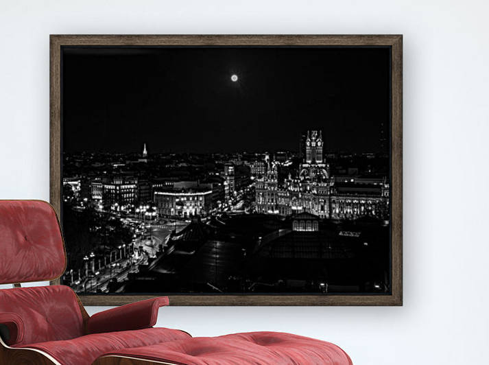 Night on Madrid by Artwork View - Amazing Photography