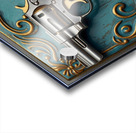 Gilded Revolver Acrylic print