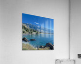 Oceanfront Mountains Acrylic Print