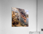 Burning Harbor Acrylic Print