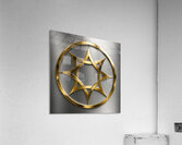 Aureate Octagram Acrylic Print