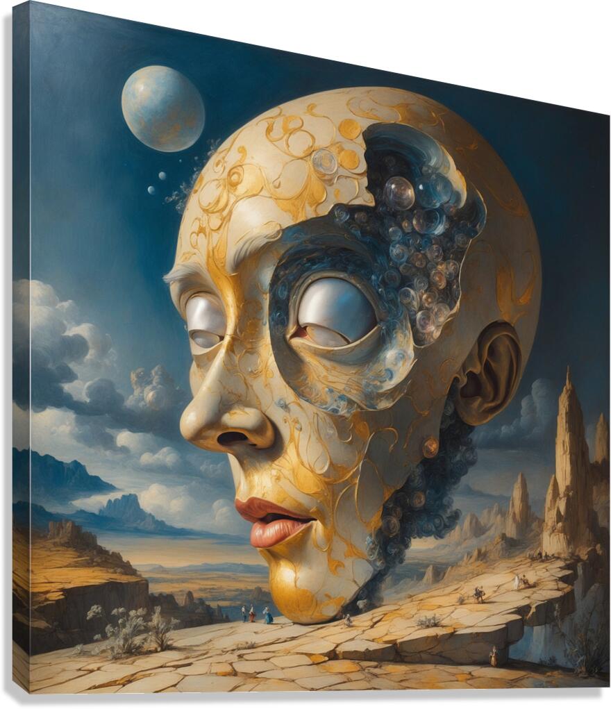 Sleeping Colossus Canvas Print